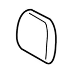 FL3Z18501A04PA - Body: Headrest Cover for Ford: F-250 Super Duty, F-350 Super Duty, F-450 Super Duty Image