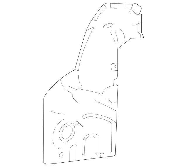 1776801606 - Exhaust System: Heat Shield for Mercedes-Benz: 180A, 180b, 220a, A220, A35 AMG, CLA250, CLA35 AMG, GLA250, GLA35 AMG, GLB250, GLB35 AMG Image image