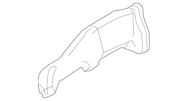 9068310445 - Body: Floor Duct for Mercedes-Benz: Sprinter 2500, Sprinter 3500 Image image