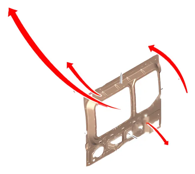 EK4Z6127865C - Body: Quarter Panel for Ford Image