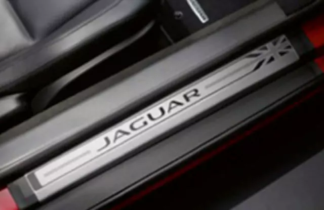 T2R5985 - Exterior: Sill Tread Plates - Union Jack for Jaguar: F-Type Image