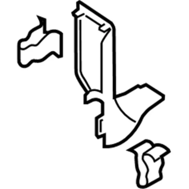 FL3Z1502344AC - Body: Cowl Kick Panel for Ford Image