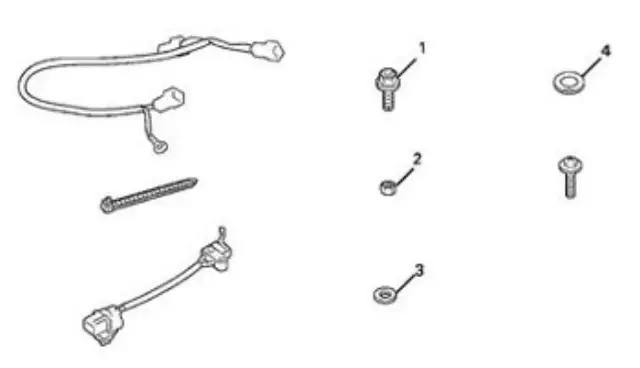 8E49SDA100 - Security: Hood Switch For Security System for Honda: Accord Image
