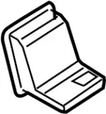 287957S600 - Body: Stop for INFINITI: QX56 Image