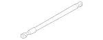 231980016464 - : Gas Spring Damper for Mercedes-Benz: SL400, SL450, SL550, SL63 AMG, SL65 AMG Image