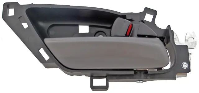 81409 - Body: Interior Door Handle Front/Rear Right Dark Gray Lever Black Housing for Dorman Image