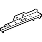 F7UZ1561704AA - Body: Seat Track for Ford Image