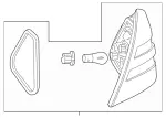 170820186464 - : Tail Lamp Assembly for Mercedes-Benz Image