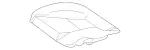 4639102150 - Driver Seat: Padding, Frt. Seat Cush for Mercedes-Benz Image