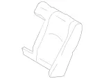 21192021475D40 - Body: Seat Back Cover for Mercedes-Benz Image