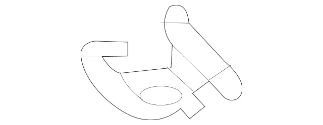 2228100140 - Trim and Lining: Clothes Hook for Mercedes-Benz: 350SD, CLS450, CLS53 AMG, E300, E350, E43 AMG, Maybach S580, Maybach S680, S500, S580, S580e, S63 AMG E Performance Image image