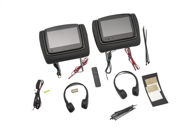 84337922 - Electronics: Entertainment System, Rear Seat, Vinyl for GM Image