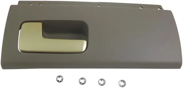 80487 - Body: Interior Door Handle Rear Left Kit Chrome Lever Gray Housing for Dorman Image