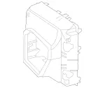 1675053500 - Radiator: Air Duct Segment for Mercedes-Benz Image