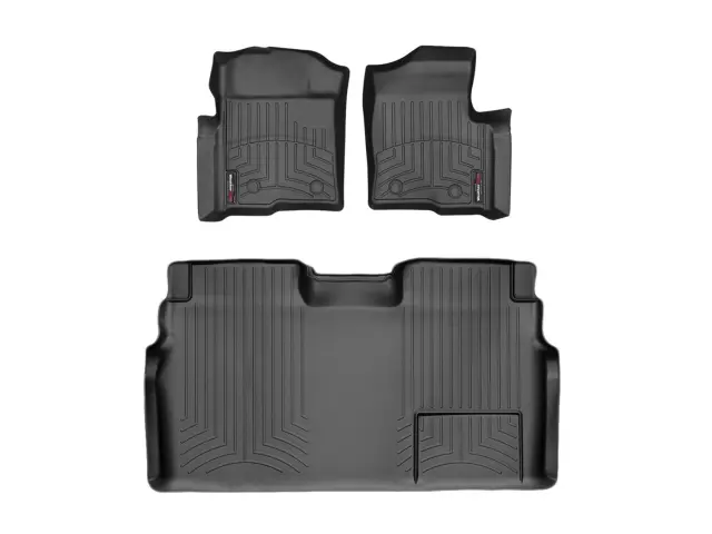 446111441793 - : Black FloorLiner™ DigitalFit®, Front &amp; 2nd Row for WeatherTech Image
