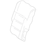 21292020337H23 - Body: Seat Back Cover for Mercedes-Benz Image