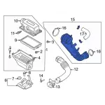 P1MZ9B659A - : Air Inlet for Ford: Explorer Image