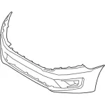 KT1Z17757SL - Body: Bumper Cover for Ford: Transit Connect Image