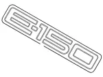 9C2Z1542528A - Body: Nameplate for Ford: E-150 Image
