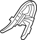 87455AM301 - Body: Recline Cover for Infiniti Image