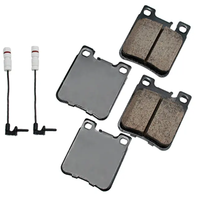 EUR603 - Brakes &amp; Brake Parts: Akebono EURO Ultra Premium Ceramic Disc Brake Pad Kit for AKEBONO Image