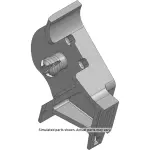 13397135 - : Engine Control Module Wiring Harness Bracket for GM Image