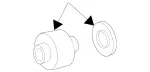 211333111464 - Front Axle: Bearing for Mercedes-Benz Image