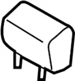864302Y124 - : Headrest for Infiniti Image