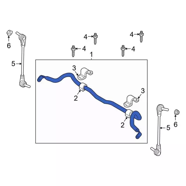 LX6Z5482J - Suspension: Stabilizer Bar for Ford: Bronco Sport Image