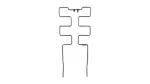 710530C010 - Body: Seat Back Frame Spring for Toyota Image