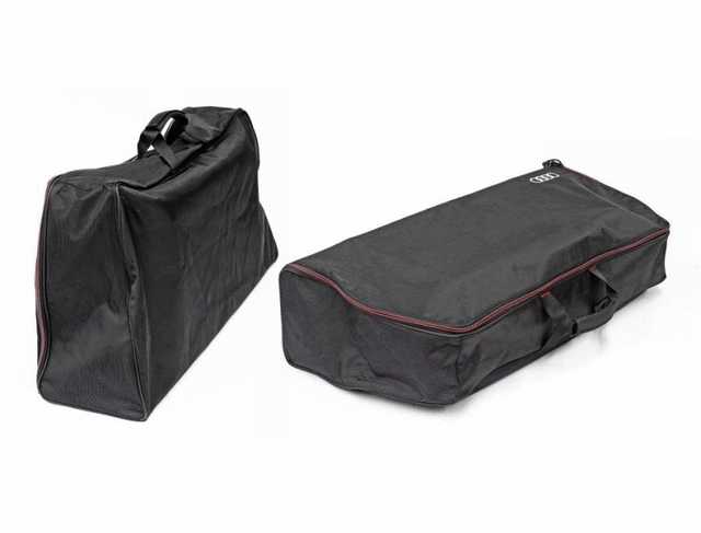 89A071073 - Interior: 2022-2025 Audi - Luggage Compartment Bag for Audi: A3, A3 Quattro, A4 allroad, A4 Quattro, A5 Quattro, A5 Sportback, A6 allroad, A6 Quattro, A7 Sportback, A8 Quattro, e-tron GT, e-tron Sportback, Q3, Q4 e-tron, Q5, Q5 Sportback, Q7, Q8, Q8 e-tron, R8, RS e-tron GT, RS5, RS5 Sportback, S3, S4, S5, S5 Sportback, SQ5 Sportback, SQ7, SQ8, TT Quattro, TT RS Quattro, TTS Quattro Image