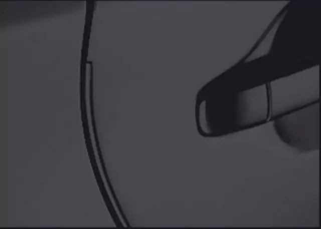 PT9365212011 - Exterior: 2015-2019 Toyota - Door Edge Guards, Magnetic Gray Metallic for Toyota: Prius, Prius C Image