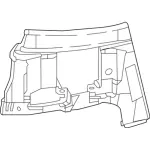 F1FZ14D189C - Electrical: Blind Spot Detection System Warning Sensor Bracket for Ford: Focus Image