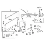 W527260S444 - : Reservoir Hose Clamp for Ford: Bronco, Mustang, Ranger Image