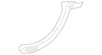 1188210100 - Trunk Lid: Cable Duct for Mercedes-Benz: CLA250, CLA35 AMG, CLA45 AMG, CLA45 AMG S Image