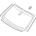 FA1Z5803100H - Body: Windshield for Lincoln: MKX Image