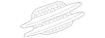 23069005369776 - Attachment Parts: Grille for Mercedes-Benz: SL600 Image