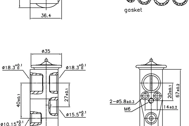 999444 - : Nissens A/C Expansion Valve for NISSENS Image