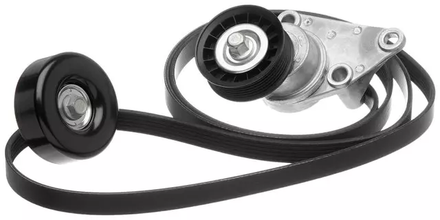 ACK060930K1 - Belts and Cooling: V-Ribbed Serpentine Belt for Cadillac: Escalade, Escalade ESV, Escalade EXT | Chevrolet: Avalanche 1500, Express 1500, Express 2500, Express 3500, Silverado 1500, Silverado 1500 Classic, Silverado 1500 HD, Silverado 1500 HD Classic, Silverado 2500, Silverado 2500 HD, Silverado 2500 HD Classic, Silverado 3500, Silverado 3500 Classic, Suburban 1500, Suburban 2500, Tahoe | GMC: Savana 1500, Savana 2500, Savana 3500, Sierra 1500, Sierra 1500 Classic, Sierra 1500 HD, Sierra 1500 HD Classic, Sierra 2500, Sierra 2500 HD, Sierra 2500 HD Classic, Sierra 3500, Sierra 3500 Classic, Yukon, Yukon XL 1500, Yukon XL 2500 | Hummer: H2 Image
