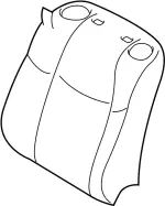 876701MS5B - : Seat Back Cover for Infiniti Image