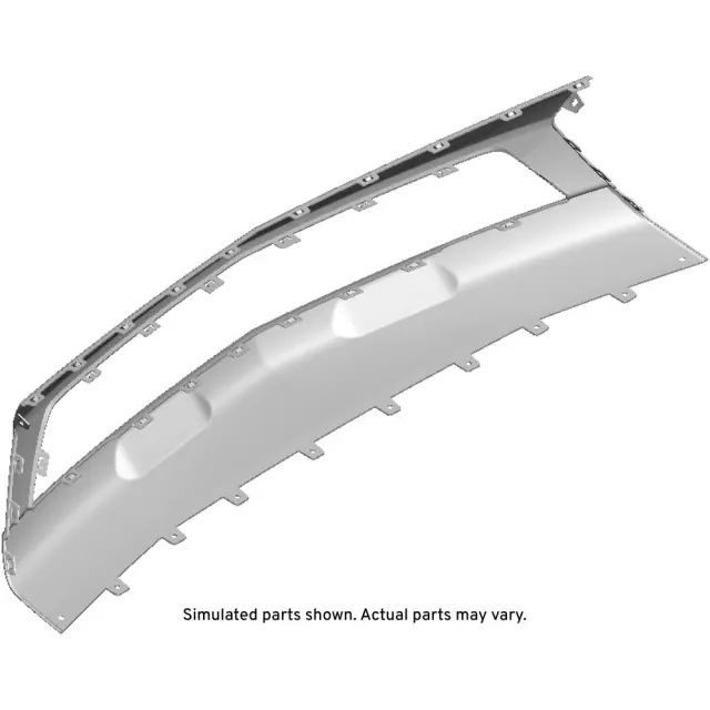 84662255 - : 2019-2025 Chevrolet Blazer - Satin Steel Front Bumper Cover Skid Plate for Chevrolet: Blazer Image
