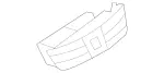 21683005547J22 - Body: Vent Grille for Mercedes-Benz Image