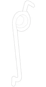 9019930920 - Body: Hinge Spring for Mercedes-Benz Image