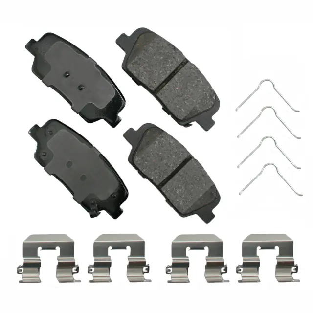 ACT1816 - : Akebono ProACT Ultra Premium Ceramic Disc Brake Pad Kit for AKEBONO Image