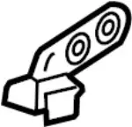 80341AG000 - : Door Glass Guide Bracket for INFINITI: M45 Image