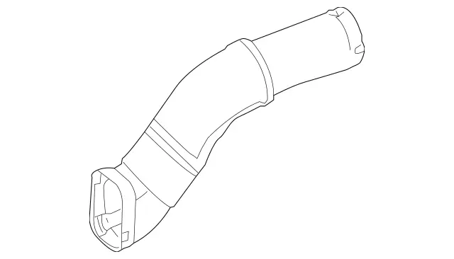 2780902282 - Chassis Sheet Metal/Air Intake: Air Intake Hose for Mercedes-Benz: SL550, SL63 AMG Image image