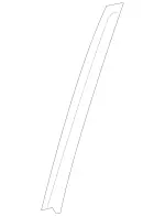 2137300319 - : Window Divider for Mercedes-Benz: E53 AMG, E63 AMG S Image