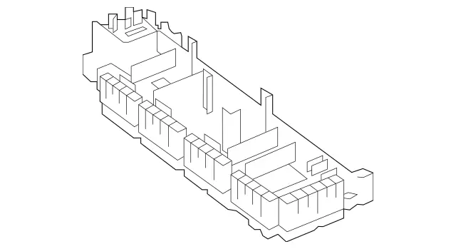 4475404326 - : Relay &amp; Fuse Plt for Mercedes-Benz: Metris Image