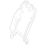 2229206211 - Rear Seat Bench: Backrest Frame for Mercedes-Benz Image