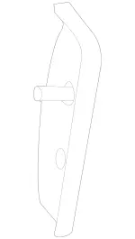 2187270128 - Front Doors: Trim Molding for Mercedes-Benz Image
